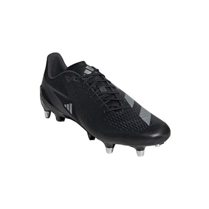 Adidas Adizero RS15 Ultimate SG Rugby Boots Silver/Black