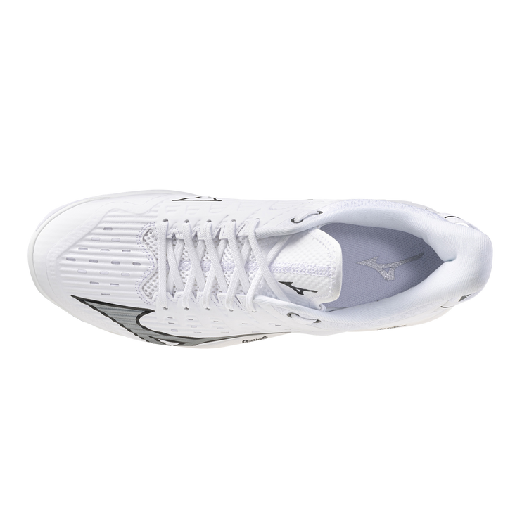 Mizuno Wave Leopardus Hockey Shoes White/Metallic Grey 2026/2027