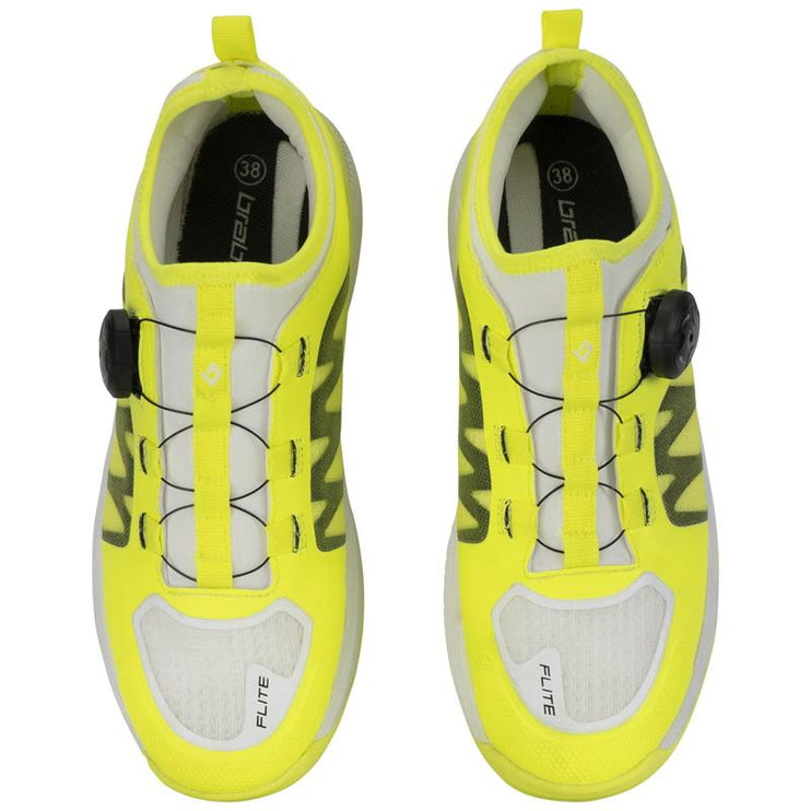 Brabo Elite Lime/White QuickLock Hockey Shoes 2026/2027