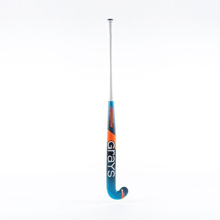 Grays 600i Dynabow Wooden Indoor Hockey Stick Black/Blue 2025/2026