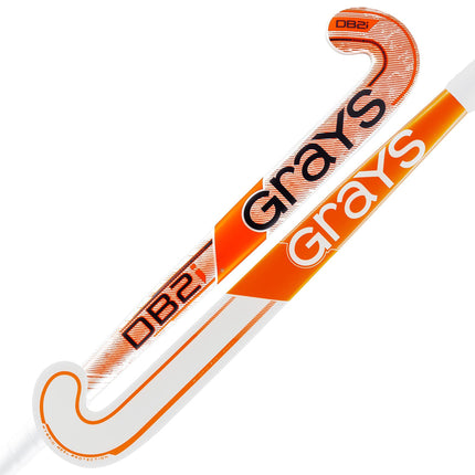 Grays DB2i White/Orange Indoor Junior Hockey Stick 2026/2027