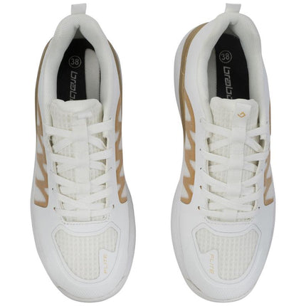 Brabo Elite White/Gold Hockey Shoes 2026/2027