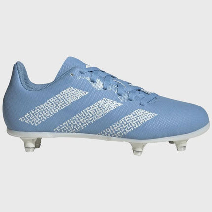 Adidas Rugby Junior SG Rugby Boots Blue/White