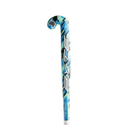 Byte TS900 Mid Bow Wooden Hockey Stick Teal/Blue 2025