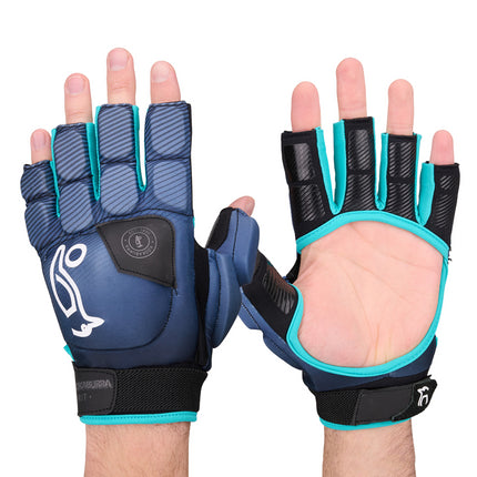 Kookaburra Spirit Plus Left Hand Hockey Glove Grey/Teal 2025