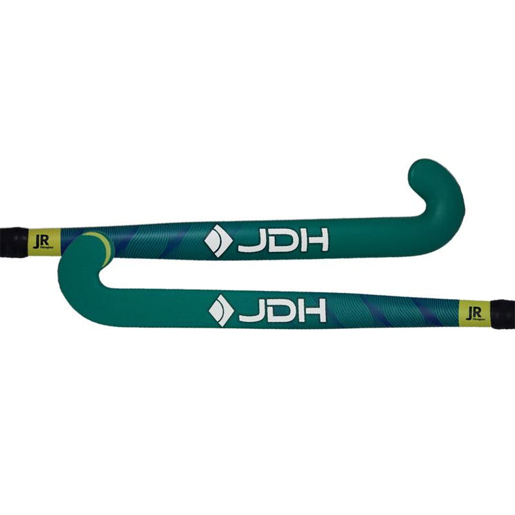 JDH Junior Fibreglass Genesis Hockey Stick Teal 2025
