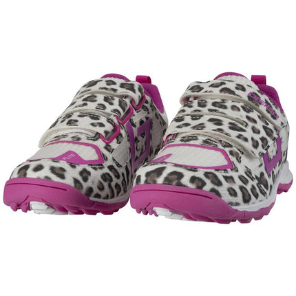 Brabo Force Velcro Junior Hockey Shoes Leopard/Pink 2026/2027