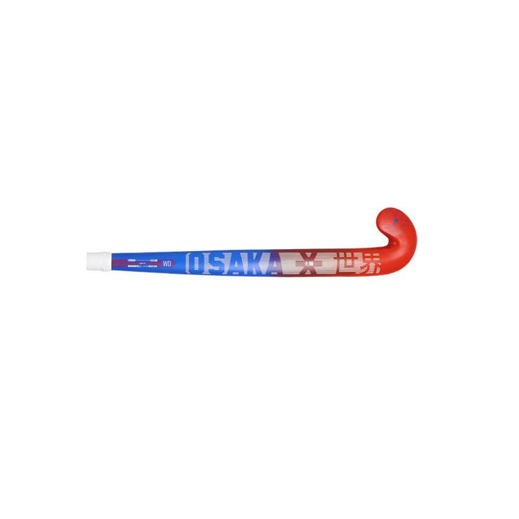 Osaka Vision WD Blue/Red Grow Bow Junior Wooden Hockey Stick 2024