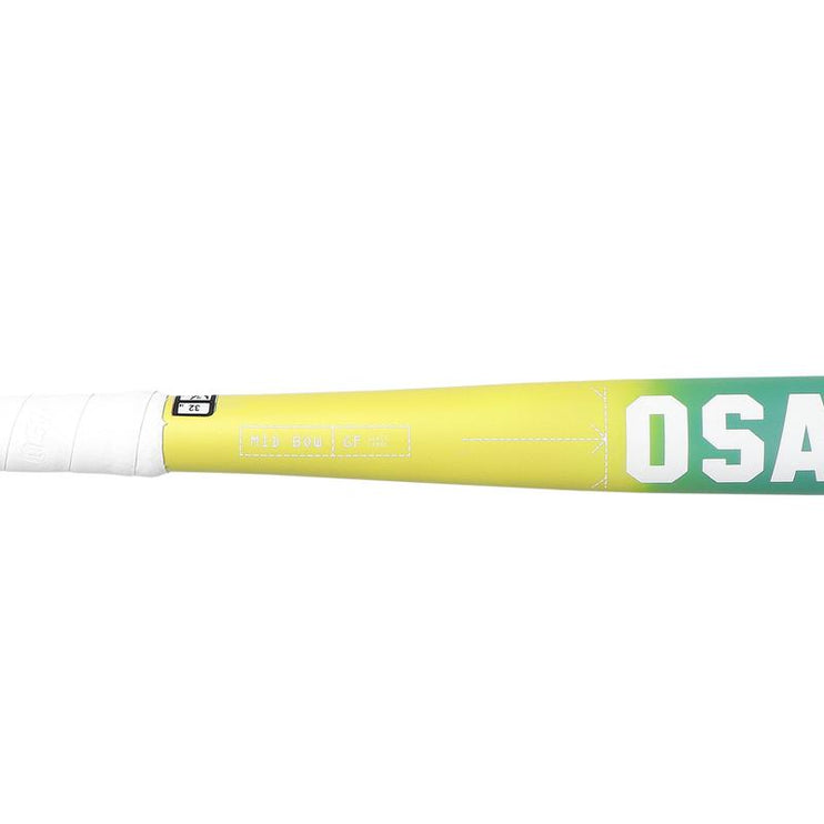 Osaka Mid Bow GF Hockey Stick Retro Blue-Shadow Lime Gradient 2025