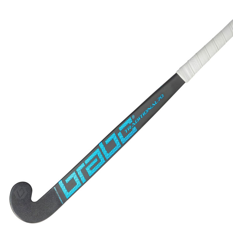 Brabo G-Force Traditional Carbon 70 LB Junior Hockey Stick Grey/Blue 2024