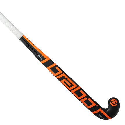 Brabo G-Force Tribute 30 Junior Hockey Stick Grey/Orange 2024