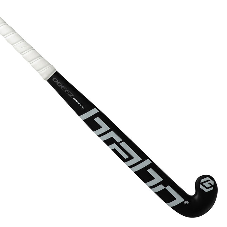 Brabo O'GEEZ Original Wooden Junior Hockey Stick Black/White 2024