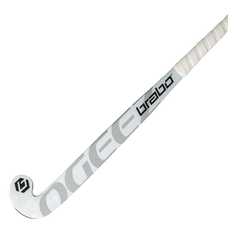 Brabo O'GEEZ Original Wooden Junior Hockey Stick Black/White 2024