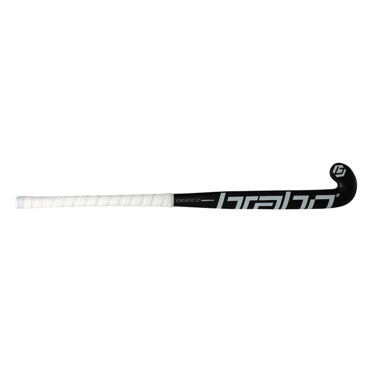 Brabo O'GEEZ Original Wooden Junior Hockey Stick Black/White 2024