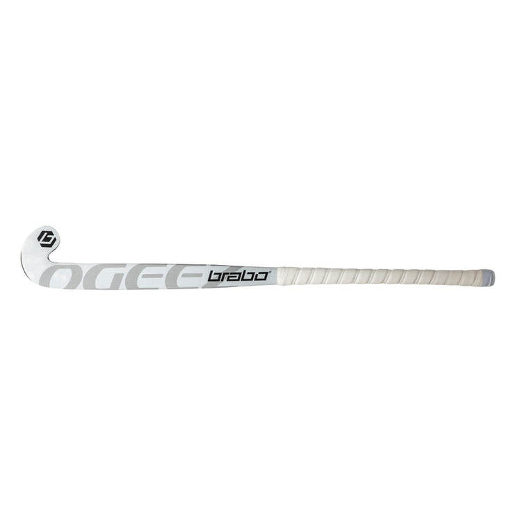 Brabo O'GEEZ Original Wooden Junior Hockey Stick Black/White 2024