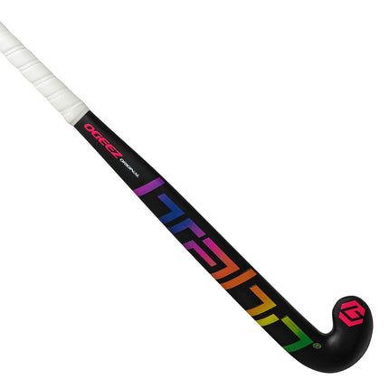 Brabo O'GEEZ Wooden Junior Hockey Stick Rainbow/Black 2024