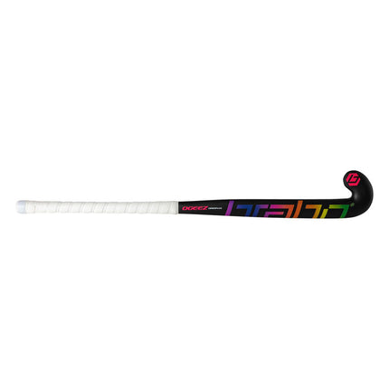 Brabo O'GEEZ Wooden Junior Hockey Stick Rainbow/Black 2024