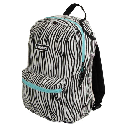 Brabo Storm Backpack Zebra/Aqua