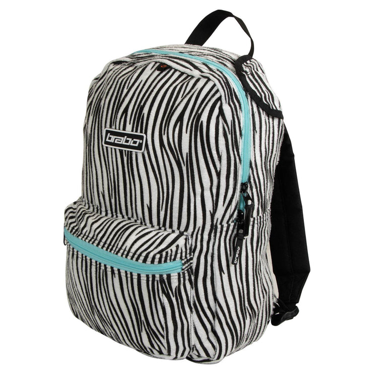 Brabo Storm Backpack Zebra/Aqua