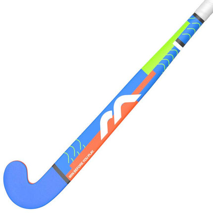 Mercian Genesis CF5 Pro Bend Junior Hockey Stick Royal/Orange 2025