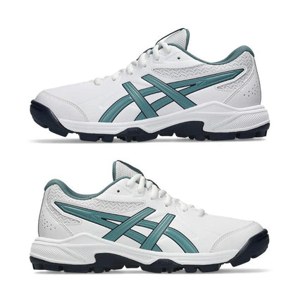 Asics Gel-Peake 3 GS Junior Hockey Shoes White/Foggy Teal 2026/2027