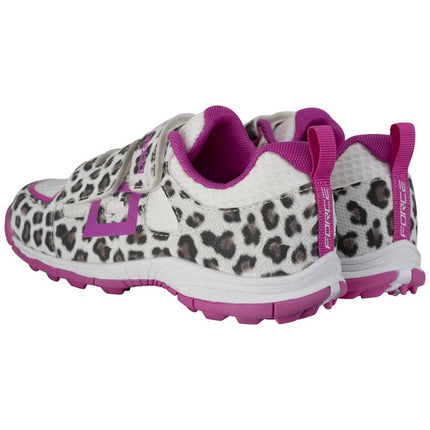 Brabo Force Velcro Junior Hockey Shoes Leopard/Pink 2026/2027