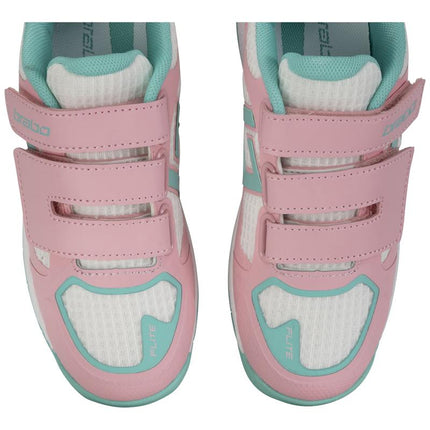 Brabo Force Velcro Junior Hockey Shoes Pink/Aqua 2026/2027