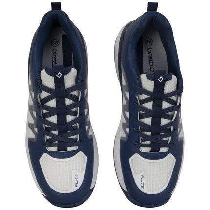 Brabo Elite Navy/White Hockey Shoes 2026/2027