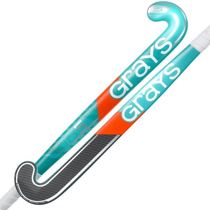 Grays DB 5 2026/27 Hockey Stick - Ocean Blue/Silver Graphene-infused Dynabow performance stick