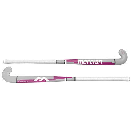 Mercian Genesis Wood 1 Plus Junior Hockey Stick Grey/Purple 2025