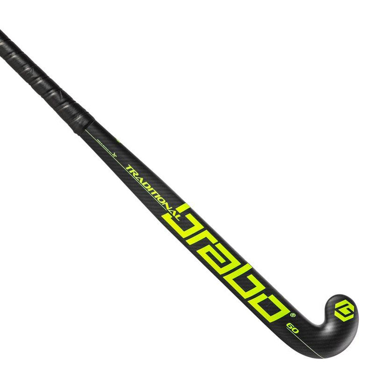 Brabo Traditional Carbon 60 CC Hockey Stick Black/Neon 2024