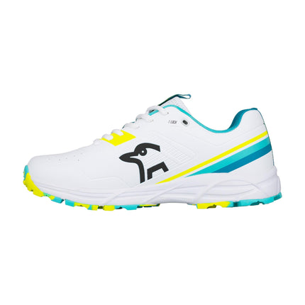 Kookaburra KC 3.0 Rubber Cricket Shoes - Aqua/Yellow