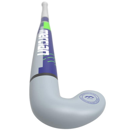 Mercian Genesis CF15 Pro Bend Junior Hockey Stick Blue/Grey 2025