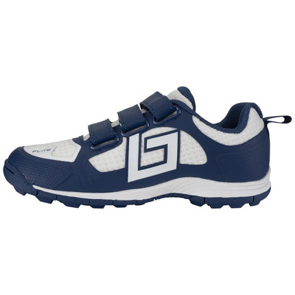 Brabo Force Velcro Junior Hockey Shoes Navy/White 2026/2027