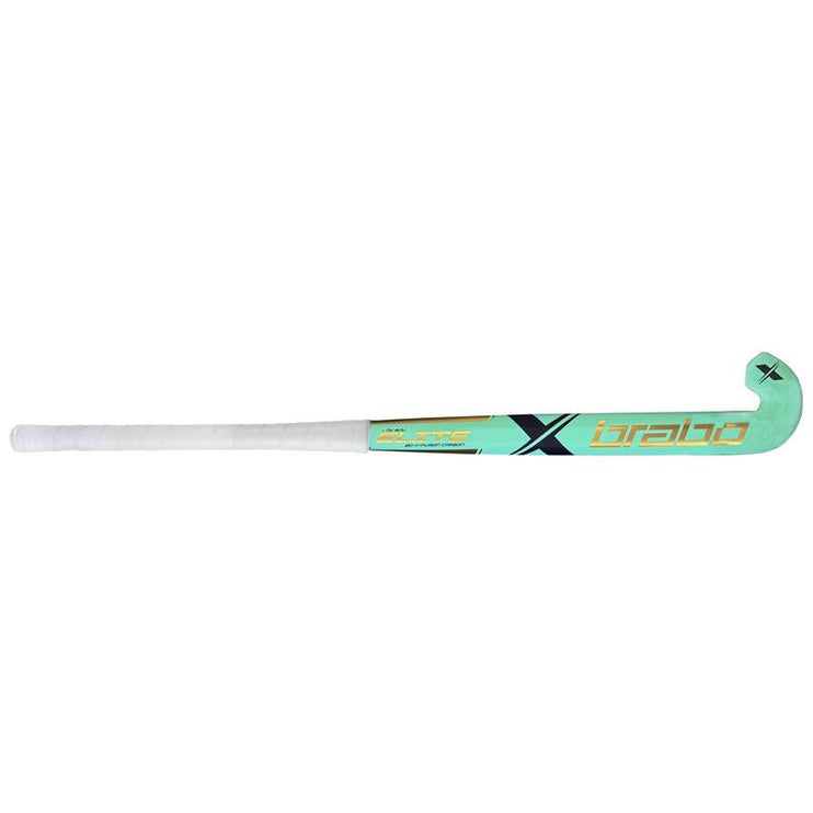 Brabo Elite X 80 LTD LB Celeste/Gold Hockey Stick 2026/2027