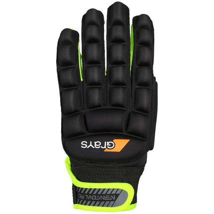 Grays International Pro Left Hand Glove Black Neon Yellow
