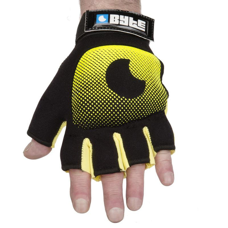 BYTE ZT Hockey Knuckle Glove Yellow