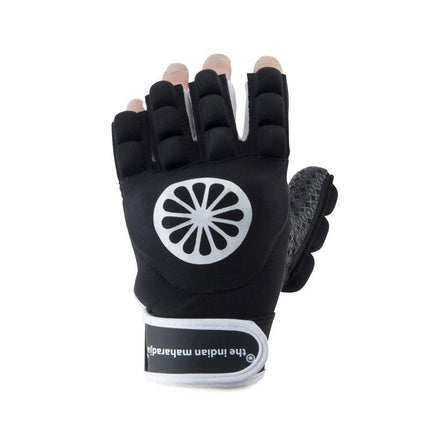 The Indian Maharadja Shell/Foam Half Glove Black Left Hand 2023