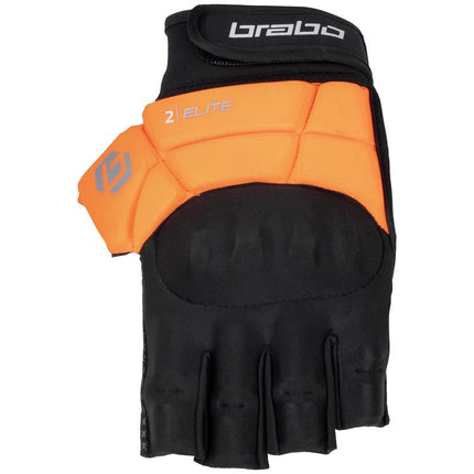 Brabo Elite Pro Player Glove w/o Thumb Black/Orange