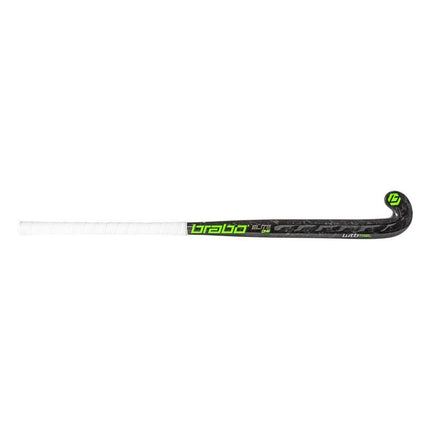 Brabo Elite 1 WTB Forged Carbon LB Hockey Stick Black/Green 2024