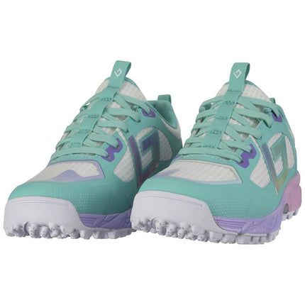 Brabo Tribute Junior Hockey Shoes Aqua/Tie Dye + Slides 2026/2027
