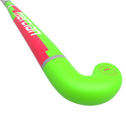 Mercian Genesis Wood 1 Junior Hockey Stick Green/Rubine 2025