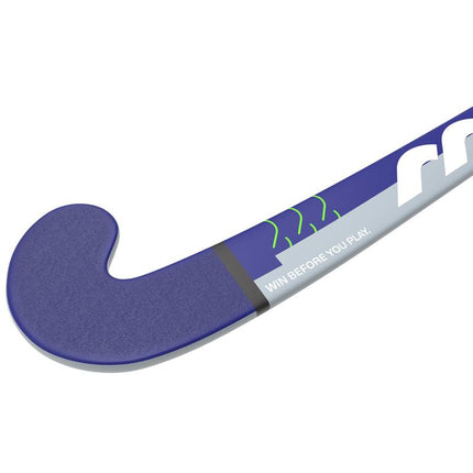 Mercian Genesis CF15 Pro Bend Junior Hockey Stick Blue/Grey 2025