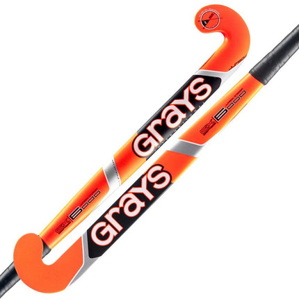 Grays GX6000 Jumbow Indoor Hockey Stick Black/Orange 2025/2026