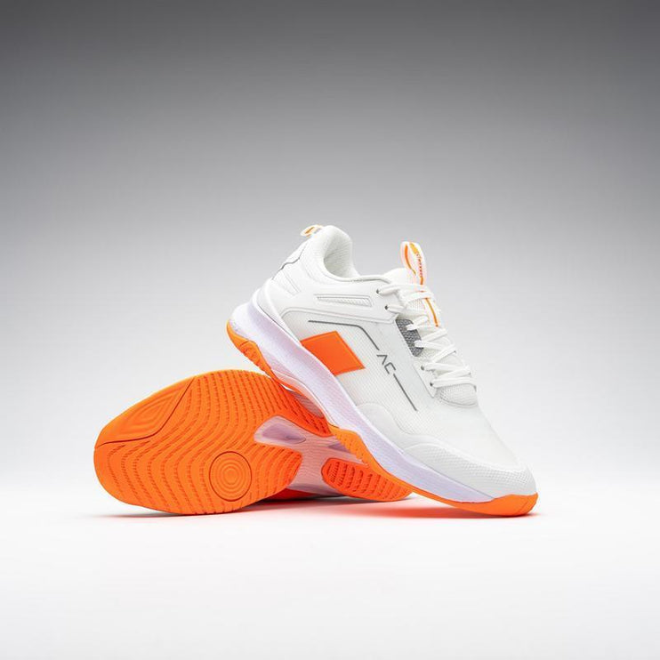 Grays AC X10 White/Orange Indoor Junior Hockey Shoes 2026/2027