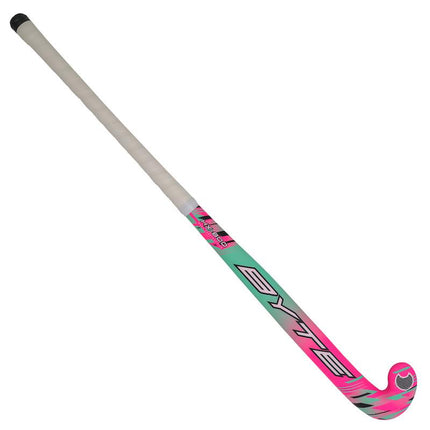 BYTE HX800 Wooden Hockey Stick 2024 Teal/Pink