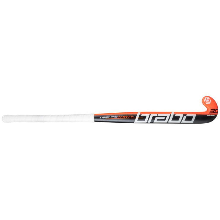Brabo Tribute 30 PB Black/Orange Hockey Stick 2025
