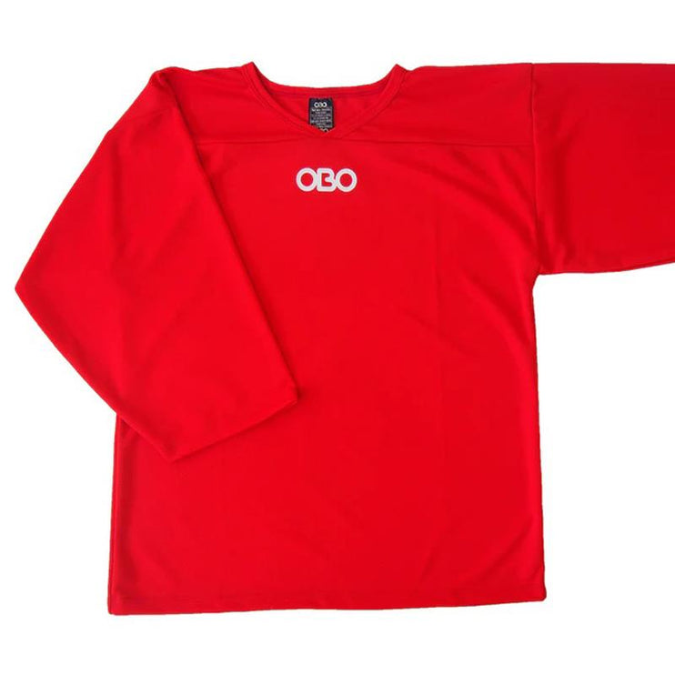 OBO Loose Fit Mesh Smock Red
