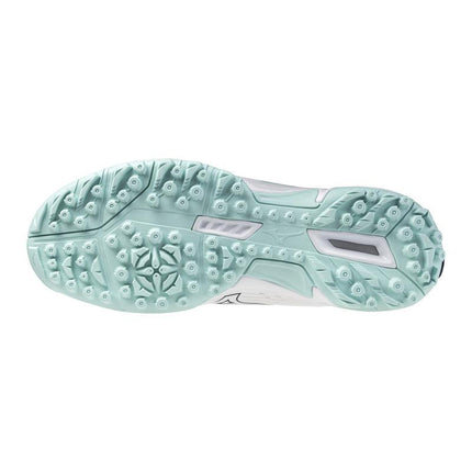 Mizuno Wave Lynx 2 Hockey Shoes White/Blue Tint 2025