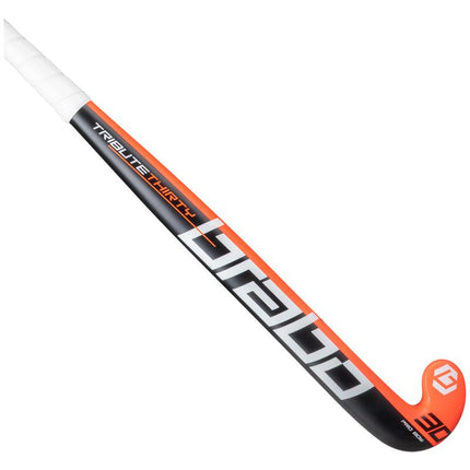 Brabo Tribute 30 PB Black/Orange Hockey Stick 2025